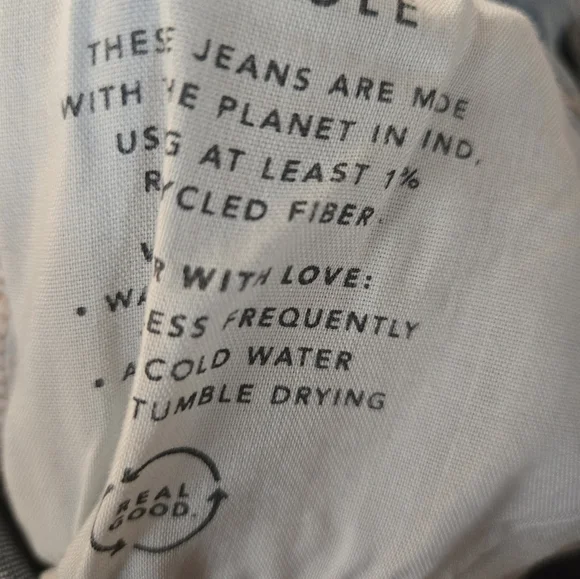 American Eagle Light Blue Denim Jeans high rise skinny jegging size 00 short - Picture 7 of 8